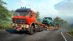 Saber added new vehicles to SnowRunner - update and Mercedes-Benz DLC released