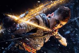 Косплеер предстала в образе Атрея из God of War — наследника грозного спартанца