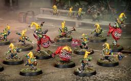 Для настольной игры Blood Bowl представили команду «Ночные гоблины» — много сквигов не бывает