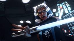 Cosplayer se presenta como Ahsoka Tano de la serie "Star Wars: The Clone Wars" - la ex padawan de Anakin Skywalker