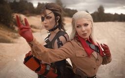 Cosplayers Show Snake and Ocelot from Metal Gear Solid V: The Phantom Pain: "Two Plus Two Equals Five"