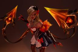 Seductora demoníaca: cosplayer encarna a Evelynn de League of Legends con un skin de vaquera