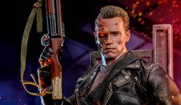 "Hasta la vista, baby": Hot Toys lanza una figura del T-800 dañado en batalla de la película "Terminator 2: El juicio final"