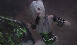 Exiliada con la espada rúnica: cosplayer encarna a Riven de League of Legends
