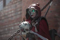 "No hay verdad en la carne, solo traición": modelo muestra cosplay de tecno-sacerdotisa del universo de Warhammer 40,000