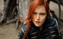 Cosplayer se transforma en una representante de la raza altmer de The Elder Scrolls 5: Skyrim