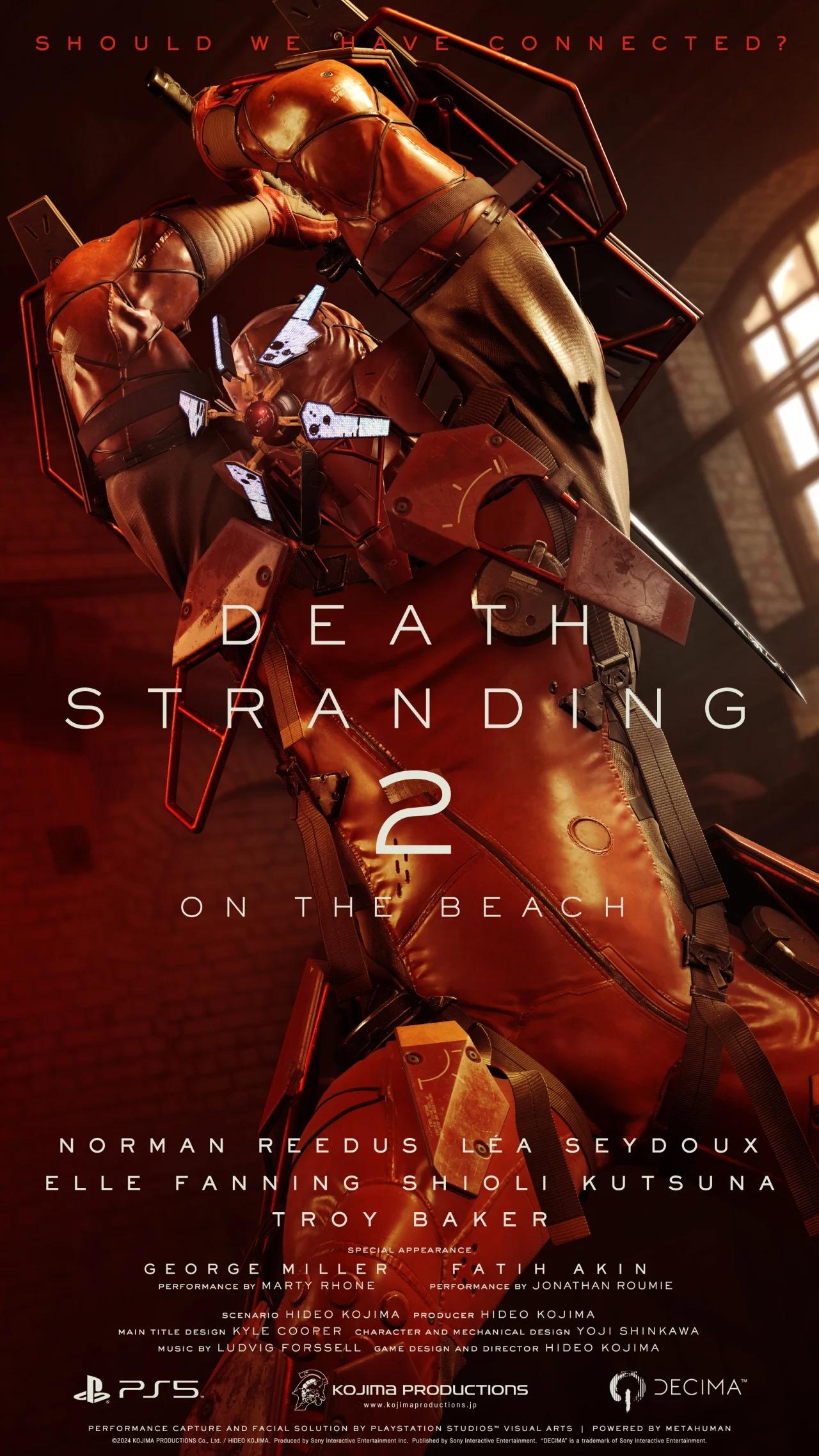 Хидео Кодзима представил постеры Death Stranding 2: On The Beach