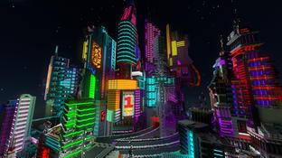 Найт-Сити из Cyberpunk 2077 воссоздали в Minecraft