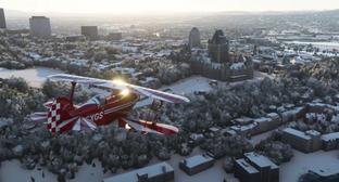 В Microsoft Flight Simulator выпал снег