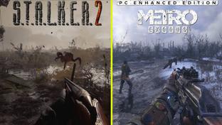 Видео сравнение графики «S.T.A.L.K.E.R. 2: Сердце Чернобыля» и Metro Exodus
