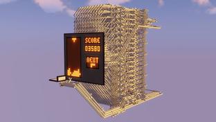 В Minecraft построили работающий «Тетрис»