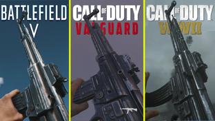 Видео сравнение оружия в Call of Duty: Vanguard, Battlefield 5 и Call of Duty WWII