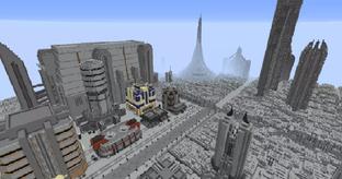 Энтузиаст воссоздаёт в Minecraft Галактику «Звёздных войн»: показали Корусант и Татуин