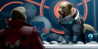 В новом ролике Marvel's Guardians of the Galaxy показали советскую собаку-телепата в скафандре СССР