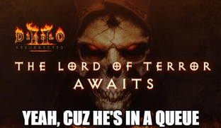 Игроки в Diablo 2 Resurrected часами ожидают возможности попасть в игру, а разработчики советуют игнорировать длину очереди