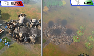 В Age of Empires 4 есть встроенный «картофельный» режим. Сравнение графики в новом ролике