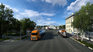 Потрескавшиеся российские дороги показали на скриншотах дополнения Euro Truck Simulator 2 Heart of Russia