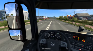 Разработчики Euro Truck Simulator 2 показали поездку по локациям дополнения «Сердце России»