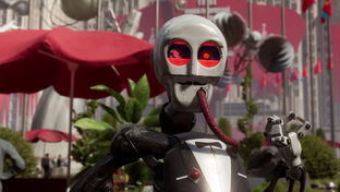 Разработчики Atomic Heart показали запись записи геймплея, снятую на мобильный телефон с засвеченного экрана монитора