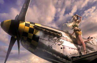 Датамайнер War Thunder нашёл декаль с изображением российской порнозвезды Евы Эльфи