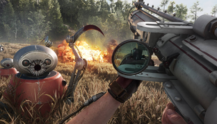 Разработчики Atomic Heart показали оружие с уровнями, меню с ресурсами и рецептами