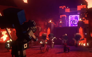 Mojang показала геймплейные кадры Minecraft Legends и рассыпающуюся башню