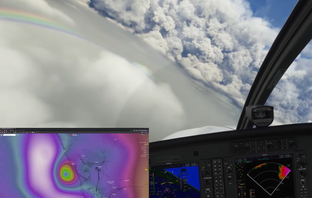 В Microsoft Flight Simulator пролетели через настоящий ураган Иэн: виртуальные приключения с опасным природным явлением