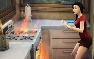 В The Sims 4 участились случаи самовозгорания унитазов и плит. Персонажи вынуждены перейти на огородную диету