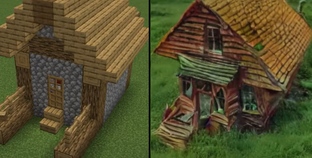 Блогер оживил постройки в Minecraft с помощью нейросети Stable Diffusion. Современные технологи для создания прекрасного