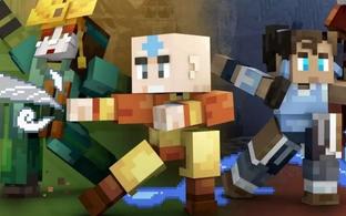 Minecraft + Avatar. Корра и Аанг попали в кубический мир