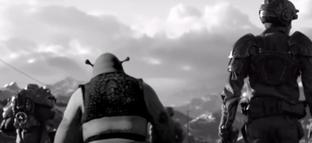 Somebody once told me... war never changes. Шрек попал в мир Fallout 4