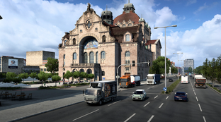 Новый Нюрнберг в Euro Truck Simulator 2. Скриншоты переработанного города в Германии