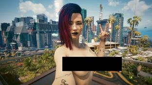 Геймеры использовали обнажёнку в Cyberpunk 2077 для выражения протеста
