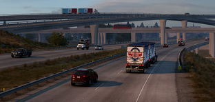 Перестроенный Стоктон в American Truck Simulator: новые скриншоты обновлённой Калифорнии