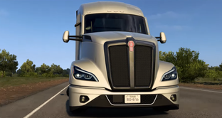 Юбилейный грузовик из American Truck Simulator в реальности. Разработчики приехали в гости к Kenworth