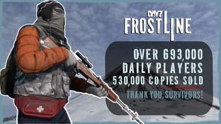DayZ на пике популярности. Дополнение Frostline привлёкло сотни тысяч игроков