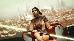 В поисках джедайской Силы: модель показала косплей Бастилы Шан из Star Wars: Knights of the Old Republic