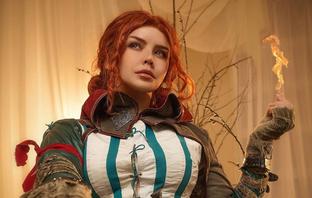 Модель показала косплей чародейки Трисс Меригольд из игры «Ведьмак 2: Убийцы королей»