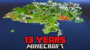 Игрок потратил 13 лет на создание карты в Minecraft. Любуемся огромным королевством