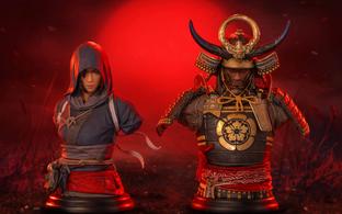 PureArts открыла предзаказы на бюсты самурая Ясукэ и куноити Наоэ из Assassin’s Creed Shadows
