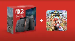 Покупатели бандла Switch 2 с Mario Kart World в некоторых регионах будут получать физическую копию игры