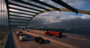 Дорожная сеть Айовы в American Truck Simulator с уникальными перекрёстками. Скриншоты дополнения с новым штатом