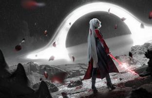 Галактический рейнджер: модель показала косплей Ахерон из игры Honkai: Star Rail