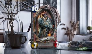 Бывший король Штормграда: HEX Collectibles показала статую Вариана Ринна из игры Hearthstone