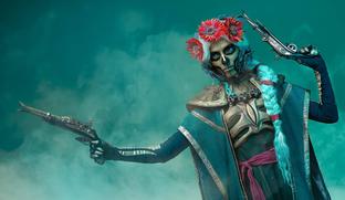 Повелительница смерти: модель показала косплей Муэрты из MOBA Dota 2