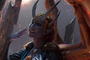 Роковая полудьяволица: модель показала косплей Мизоры из ролевой игры Baldur's Gate 3