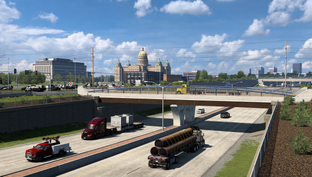 Детализированный Де-Мойн в American Truck Simulator. Скриншоты дополнения со штатом Айова