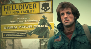 Рэмбо отправили в Helldivers 2 бороться с терминидами