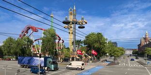 Euro Truck Simulator 2 получила патч 1.57 с HDR, обновлённой Скандинавией, динамической погрузкой и разгрузкой