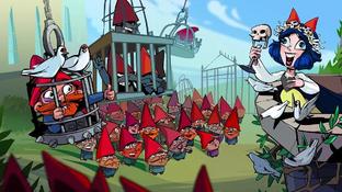 Карточный рогалик Union of Gnomes о борьбе гномов с Белоснежкой вышел на iOS